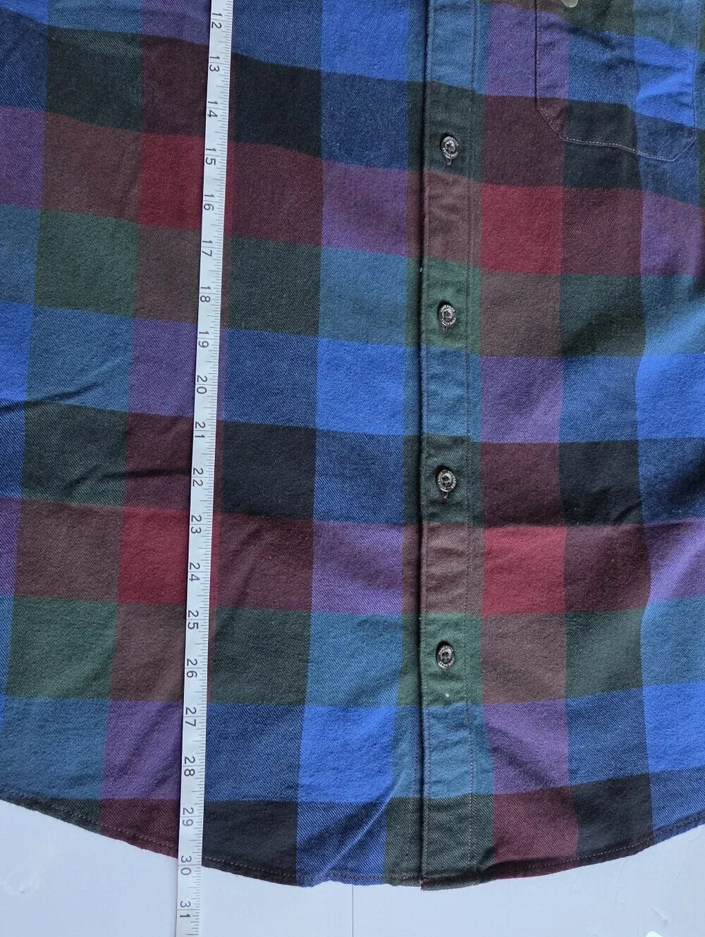 Eddie Bauer Multicolor Plaid Button-Down Shirt